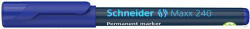 Schneider Alkoholos marker, 1-2 mm, kúpos, SCHNEIDER "Maxx 240", kék (124003)