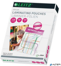 LEITZ Meleglamináló fólia, 125 mikron, A6, fényes, LEITZ 'iLam (33806)