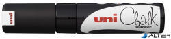 uni Krétamarker, 8 mm, UNI "PWE-8K", fekete (170233000)
