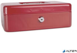 DONAU Pénzkazetta, 25x18x9 cm, DONAU, piros (5233001PL-04) - alter