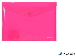 Panta Plast Irattartó tasak, A4, PP, patentos, PANTA PLAST, neon pink (0410-0085-13) - alter