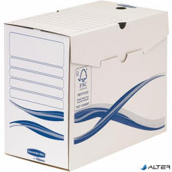 Fellowes Archiválódoboz, A4, 150 mm, FELLOWES "Bankers Box Basic", kék-fehér (4460303)