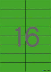 APLI Etikett, 105x37 mm, színes, APLI, zöld, 320 etikett/csomag (01598) - alter