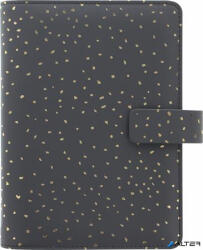 FILOFAX Kalendárium, gyűrűs, betétlapokkal, personal méret, FILOFAX, "Confetti", fekete (FX-028722) - alter
