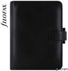 FILOFAX Kalendárium, gyűrűs, betétlapokkal, pocket méret, FILOFAX, 'Metropol', fekete (FX-026960)