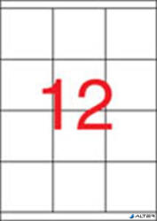 APLI Etikett, univerzális, 70x67, 7 mm, APLI, 1200 etikett/csomag (01290) - alter