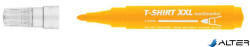 ICO Textilmarker, 1-3 mm, kúpos, ICO 'XXL T-Shirt', sárga (9580088032/9580088004)