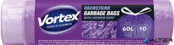 Vortex Szemeteszsák, zárószalagos, 60 l, 10 db, 60x70 cm, HDPE, 15 , VORTEX, levendula illattal (MSZ6010VORTEXSCENTLA) - alter