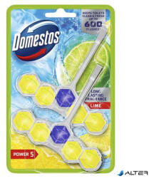 Domestos WC frissítő blokk, 2 db-os, DOMESTOS 'Power 5', lime (64388844/69639808)