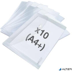 Rapesco Irattartó tasak, A4+, PP, patentos, RAPESCO "Eco", áttetsző (1816) - alter