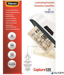 Fellowes Meleglamináló fólia, 125 mikron, A4, fényes, 100 db, FELLOWES (5307407) - alter