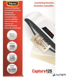 Fellowes Meleglamináló fólia, 125 mikron, 65x95 mm, fényes, 100 db, FELLOWES (5306702) - alter