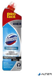 Domestos WC tisztító gél, 1 l, DOMESTOS "Professional", óceán (101108252)