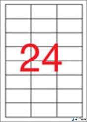 APLI Etikett, univerzális, 64, 6x33, 8 mm, eltávolítható, APLI, 2400 etikett/csomag (03056) - alter