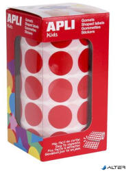 APLI Etikett, 20mm kör, kézzel írható, tekercsben, színes, APLI, piros 1700 etikett/csomag (04861) - alter