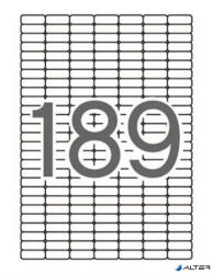 APLI Etikett, univerzális, kerekített sarkú, 25, 4x10 mm, APLI, 1890 etikett/csomag (12927) - alter