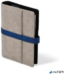 SATURNUS Kalendárium, gyűrűs, betétlapokkal, 'M', műbőr, SATURNUS, '225' szürke-kék (26SM225-005)