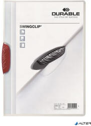 DURABLE Gyorsfűző, klipes, A4, DURABLE "Swingclip® 30", piros (226003) - alter
