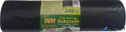 TUTI Nagykukazsák, 240 l, 5 db, 120x140 cm, 40 , TUTI "Giga", fekete (PDP_543) - alter