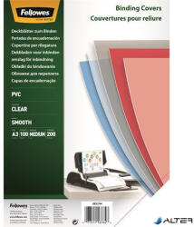 Fellowes Előlap, A3, 200 mikron, FELLOWES, víztiszta (53764) - alter