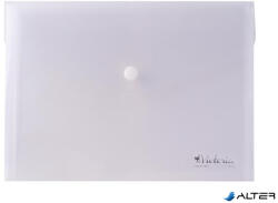 Victoria Office Irattartó tasak, A5, PP, patentos, VICTORIA OFFICE, áttetsző