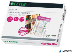 LEITZ Meleglamináló fólia, 125 mikron, A7, fényes, LEITZ "iLam (33805) - alter