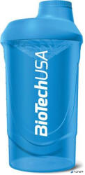 BioTechUSA Keverőpalack, 600ml, BIOTECH USA "Wave Shaker", kék (24010201)