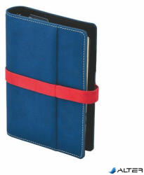 SATURNUS Kalendárium, gyűrűs, betétlapokkal, 'L', műbőr, SATURNUS, '225', kék-piros (26SL225-004)