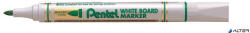 Pentel Táblamarker, 2 mm, kúpos hegy, PENTEL, zöld (MW85-DE) - alter