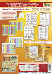 STIEFEL Tanulói munkalap csomag, 5 munkalap, 1 alátét, filc, STIEFEL "Német nyelvtanulás (TMCSOMAG8-U) - alter