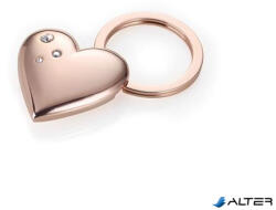 TROIKA Kulcstartó, SWAROVSKI® kristályokkal, TROIKA, "Girls Best Friend Rosy" Shiny (KR15-32/RG) - alter