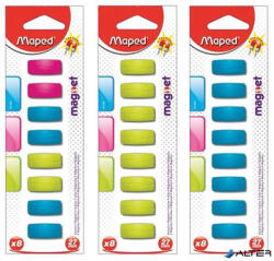 Maped Mágnes, téglalap alakú, 27 mm, MAPED, vegyes színek (051200) - alter