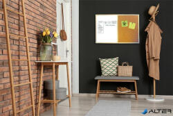 VICTORIA Kombitábla, 40x60 cm, fakeret, VICTORIA VISUAL