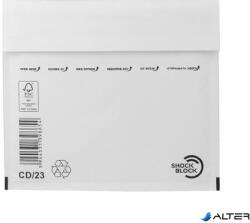 Victoria Paper Légpárnás tasak, 175x200 mm külméret, 165x180 mm belméret, VICTORIA PAPER, 'CD boríték', fehér (IBIL13)