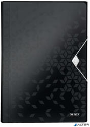 Leitz Harmonikamappa, A4, PP, 6 rekeszes, LEITZ "Wow", fekete (45890095) - alter