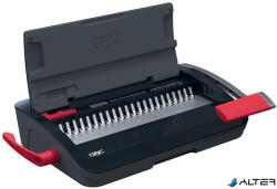 GBC Spirálozógép, műanyag spirálkötéshez, manuális, 165 lap, GBC 'CombBind CB12 (4410060)