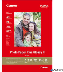 Canon PP-201 Fotópapír, tintasugaras, A3+, 260 g, extra fényes, CANON (2311B021)