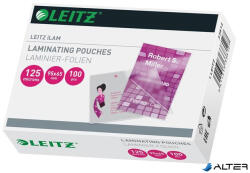 LEITZ Meleglamináló fólia, 125 mikron, 65x95 mm, fényes, LEITZ 'iLam (33812)