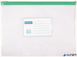 DONAU Rendszerező tasak, A5, PVC, simítózáras, DONAU (1797001PL-00) - alter