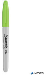 Sharpie Alkoholos marker, 1 mm, kúpos, SHARPIE "Fine Point", világoszöld
