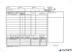 Victoria Paper Nyomtatvány, menetlevél, tehergépjármű, 100 lap, A4, fekvő, VICTORIA PAPER, "D. GÉPJ. 21. ", 10 tömb/csomag (D.GEPJ.21) - alter