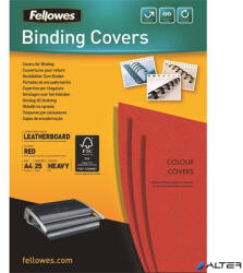 Fellowes Hátlap, A4, 250 g, matt, FELLOWES "Delta", piros, 25 db (5373702) - alter