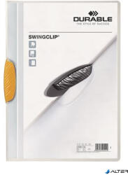 DURABLE Gyorsfűző, klipes, A4, DURABLE "Swingclip® 30", sárga (226004) - alter