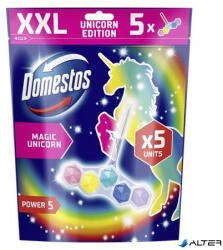Domestos WC frissítő blokk, 5 db-os, DOMESTOS "Power 5", unikornis (64919798) - alter