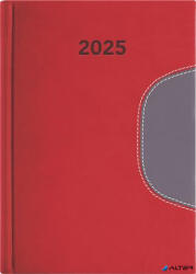 DAYLINER Tárgyalási napló, B5, DAYLINER, 'Memphis', piros-szürke (DLDTN-MEFB5TN-PS)