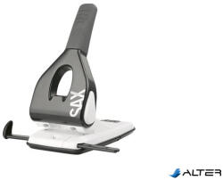 ICO Lyukasztó, nagyteljesítményű, kétlyukú, 65 lap, SAX "Design 618", fekete (1480) - alter