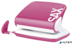 ICO Lyukasztó, kétlyukú, 20 lap, SAX "Design", magenta (3310) - alter