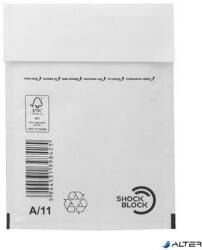 Victoria Paper Légpárnás tasak, 125x175 mm külméret, 100x165 mm belméret, VICTORIA PAPER, "W1", fehér (IBIL21) - alter