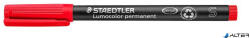 STAEDTLER Alkoholos marker, OHP, 0, 4 mm, STAEDTLER 'Lumocolor® 313 S', piros (313-2)