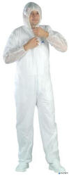 Overál, egyszer használatos, polipropilén, kapucnis, XXXL méret 'Tidy', fehér (42106)